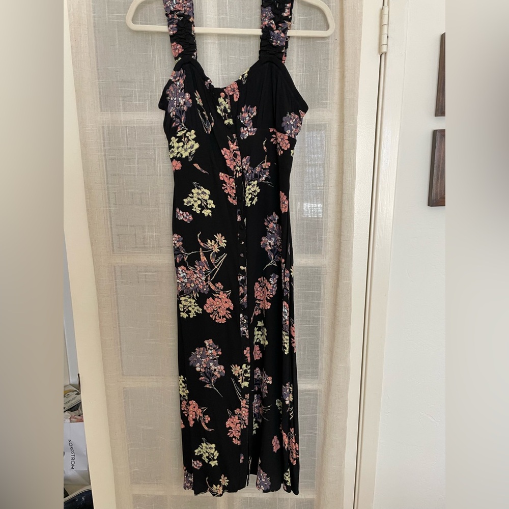Free People floral midi dress